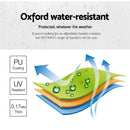 Instahut Gazebo Pop Up Marquee 3x6 Folding Tent Gazebos 500D Oxford Fabric White-5