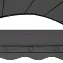 Instahut Gazebo Marquee 4x3m Outdoor Event Wedding Tent Camping Party Shade Iron Art Canopy Grey-3