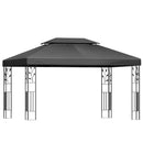 Instahut Gazebo 4x3m Marquee Outdoor Wedding Party Event Tent Home Iron Art Shade Grey-1