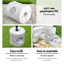 Instahut Gazebo Pop Up Marquee 3x3 Folding 500D Wedding Tent Base Pod Black-6