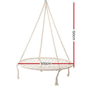 Gardeon Hammock Chair Outdoor Tree Swing Nest Web Hanging Seat 100cm-2