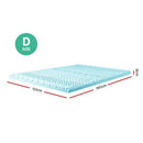 Giselle Bedding Memory Foam Mattress Topper 11-Zone 8cm Double-3