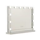 Embellir Hollywood Makeup Mirror With Light 12 LED Bulbs Vanity Lighted Silver 58cm x 46cm-1