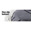 i.Pet Pet Bed Dog Cat 90cm Large Calming Soft Plush White Brown-6