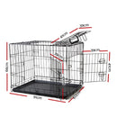 i.Pet 36" Dog Cage Crate Kennel 3 Doors-2