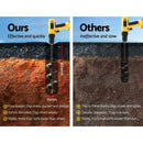 GIANTZ Power Garden Auger Small Earth Planter 75 X 300MM Black-5