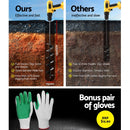 GIANTZ Power Garden Auger Small Earth Planter 75 X 600MM Black-5