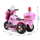 Rigo Kids Ride On Motorbike Motorcycle Car Pink-2