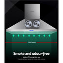 Devanti 1200mm Range Hood 120cm BBQ Commercial Rangehood-4