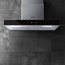 Devanti 600mm Range Hood 60cm Rangehood Glass Stainless Steel-7