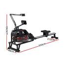 Everfit Rowing Exercise Machine Rower Water Resistance Fitness Gym Home Cardio-2