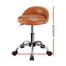 Artiss Salon Stool Swivel Chair Backrest Chairs-2