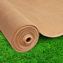 Instahut 90% Shade Cloth 3.66x10m Shadecloth Sail Heavy Duty Beige-7