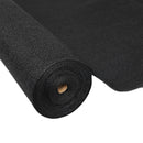 Instahut 90% Shade Cloth 3.66x10m Shadecloth Sail Heavy Duty Black-1