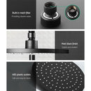 Cefito 9'' Rain Shower Head Set Handheld Round High Pressure Twins Tap Black-4