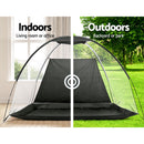 Everfit 3M Golf Practice Net Portable Training Aid Driving Target Tent Black-6