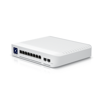 UBIQUITI Switch Enterprise 8-port PoE+ 8x2.5GbE, Ideal For Wi-Fi 6 AP, 2x 10g SFP+ Ports For Uplinks, Managed Layer 3 Switch