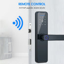 Tuya Home WIFI Smart Door Lock Biometric Fingerprint Smart Card Password Key USB-3