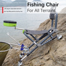 Fishing Chair With Aluminum Alloy For All-Terrains Portable Multifunctional Folding Adjustable Reclining Chair With Hind Legs-1