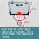Dr.Dunk Indoor Mini Basketball Hoop Ring Backboard Kit Door Mounted Mount Kid Set-2
