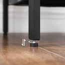 VASAGLE Side Table Set Nightstand Industrial Set of 2 Bedside Tables with Adjustable Mesh Shelves Rustic Brown and Black-8