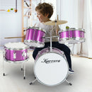 Karrera Childrens 4pc Drum Kit - Purple-9