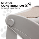 Furtastic Foldable Pet Stairs In Grey - 38cm Dog Ladder Cat Ramp-5