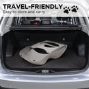 Furtastic Foldable Pet Stairs In Grey - 38cm Dog Ladder Cat Ramp-8