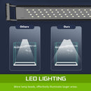 Aquarium Starfire Glass Fish Tank Set Filter Pump 70L-7