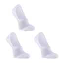 3X Rexy Cushion No Show Ankle Socks Medium Non-Slip Breathable WHITE-1