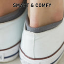 3X Rexy Cushion No Show Ankle Socks Medium Non-Slip Breathable WHITE-8