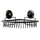 Corner Basket Removable Suction Medium BLACK-2