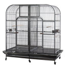 YES4PETS XXXL 185 cm Bird Cage Pet Parrot Aviary  Perch Castor Wheel Removable Divider-1