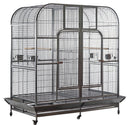 YES4PETS XXXL 185 cm Bird Cage Pet Parrot Aviary  Perch Castor Wheel Removable Divider-2