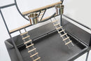 Large Bird Cage Parrot Playpen Gym Toy Stand With Ladder On Wheels-3