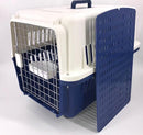 Navy XXL Dog Puppy Cat Crate Pet Carrier Cage W Tray, Bowl & Removable Wheels-1