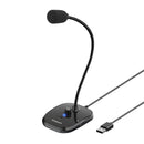 Simplecom UM360 Plug and Play USB Desktop Microphone with Headphone Jack-1