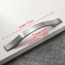 128mm Brushed Silver Furniture Kitchen Bathroom Cabinet Handles Drawer Bar Handle Pull Knob-2