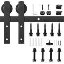 1.8m Heavy Duty Sliding Barn Single Door Hardware Kit Damper Track Rail Roller System-7