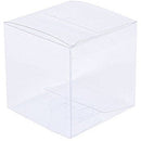 10 Pack of  12cm Square Cube Box - Large Bomboniere Exhibition Gift Product Showcase Clear Plastic Shop Display Storage Packaging Box-1