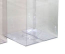 10 Pack of  12cm Square Cube Box - Large Bomboniere Exhibition Gift Product Showcase Clear Plastic Shop Display Storage Packaging Box-5