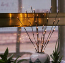 LED Light Bunch Stem - Warm White BATTERY fairy lights - 50cm high 20 bulbs/petals-4