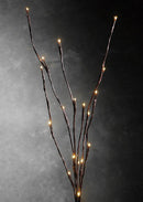 LED Light Bunch Stem - Warm White BATTERY fairy lights - 50cm high 20 bulbs/petals-6