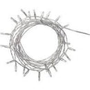 1 Set of 20 LED Plain Artic White Bulb Battery Powered String Lights Christmas Gift Home Wedding Party Bedroom Decoration Table Centrepiece-1