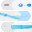 9 Pack Space Saver Vacuum Seal Storage Bag Kit, 2 Large, 5 Medium & 2 Small-12