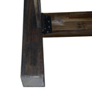 Bed Frame Queen Size in Solid Wood Veneered Acacia Bedroom Timber Slat in Chocolate-10