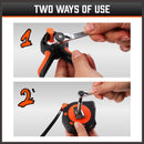 32Piece 1/4" Mini Double Head Screwdriver Bit and Ratchet Set CRV Steel Durable-10