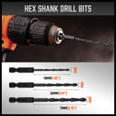 26Pc Impact Screwdriver Bit Set Magnetic Drill Bit Holder Quick Release Drilling-7