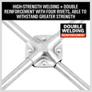 14" Wheel Brace Spanner 4-way Cross Wrench Car Tyre Nut 17 19 21 23mm Socket-4