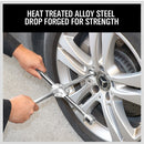 14" Wheel Brace Spanner 4-way Cross Wrench Car Tyre Nut 17 19 21 23mm Socket-6